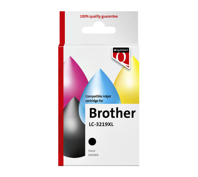 Inktcartridge Quantore alternatief tbv Brother LC-3219XL zwart