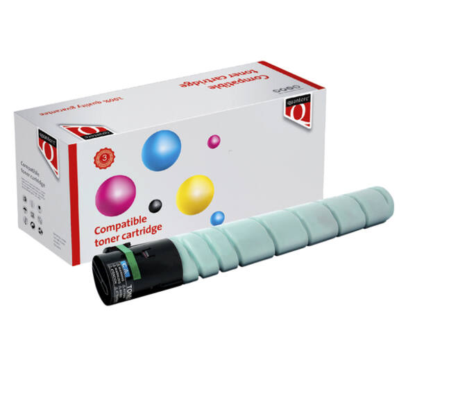 Toner Quantore alternatief tbv Konica Minolta TN-321C blauw