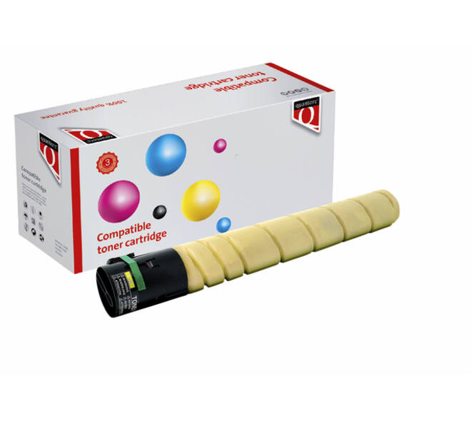 Toner Quantore alternatief tbv Konica Minolta TN-321Y geel