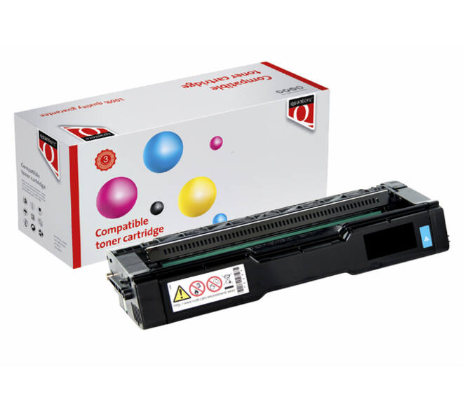 Tonercartridge Quantore alternatief tbv Ricoh 407544 blauw