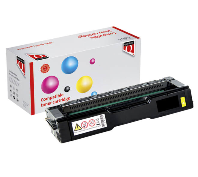 Toner Quantore alternatief tbv Ricoh 407546 geel