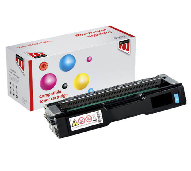 Toner Quantore alternatief tbv Ricoh 407717 blauw
