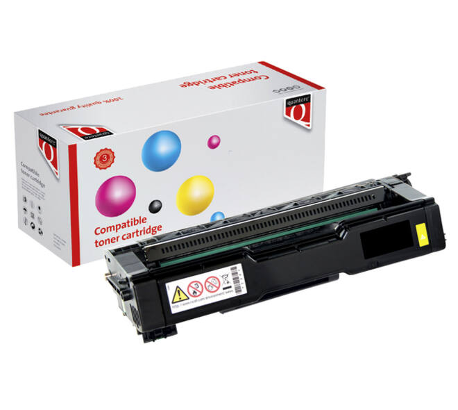 Toner Quantore alternatief tbv Ricoh 407719 geel