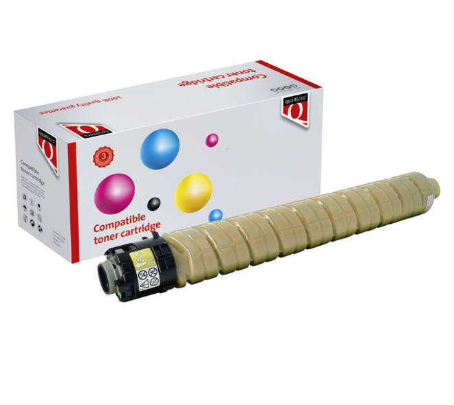 Toner Quantore alternatief tbv Ricoh 841818 geel