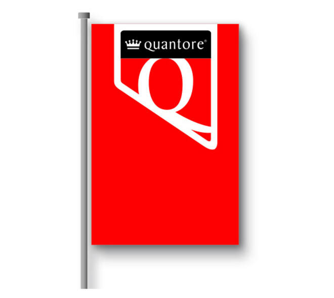 Huismerkvlag Quantore 150x225cm