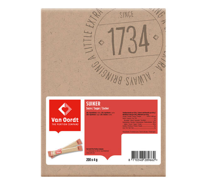 Suikersticks van Oordt 200x4gr