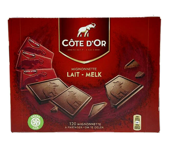 Chocolade Cote d'Or mignonnette melk 120x10 gram