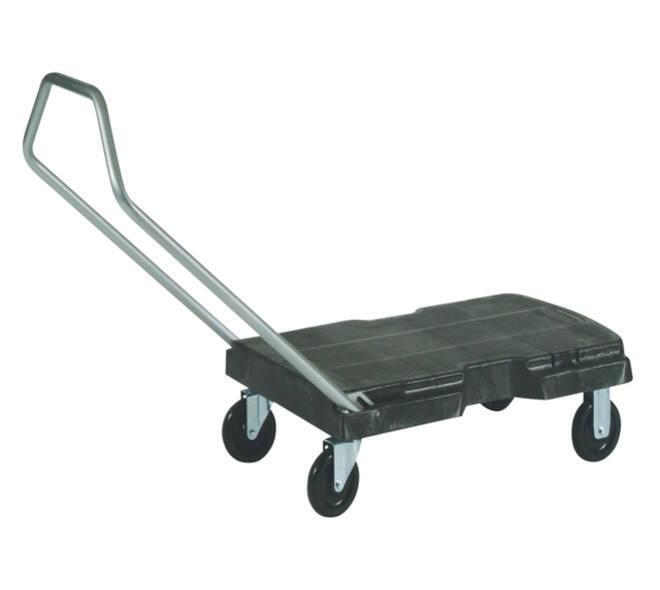 Transportkar Rubbermaid Triple Trolley inklapbaar 227kg zwart