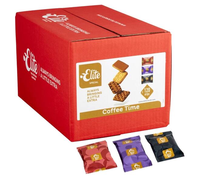 Koekjes Elite Special Coffee Time mix 120 stuks