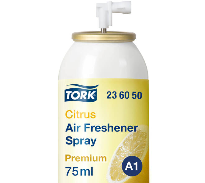 Luchtverfrisser Tork A1 Premium spray citrus 236050