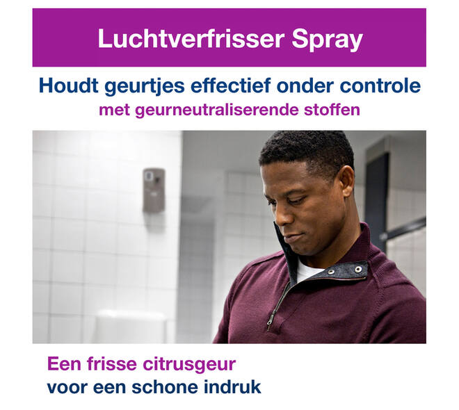 Luchtverfrisser Tork A1 Premium spray citrus 236050