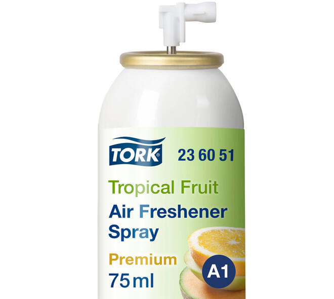 Luchtverfrisser Tork A1 Premium spray tropisch fruit 236051