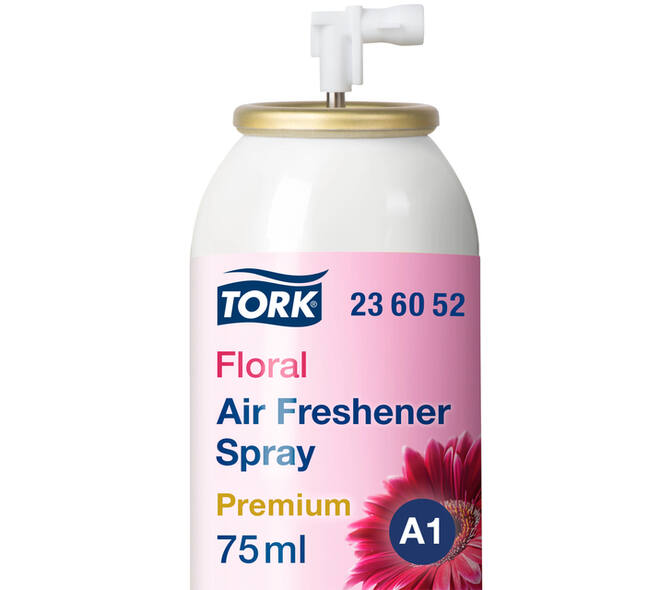 Luchtverfrisser Tork A1 Premium spray bloemen 236052