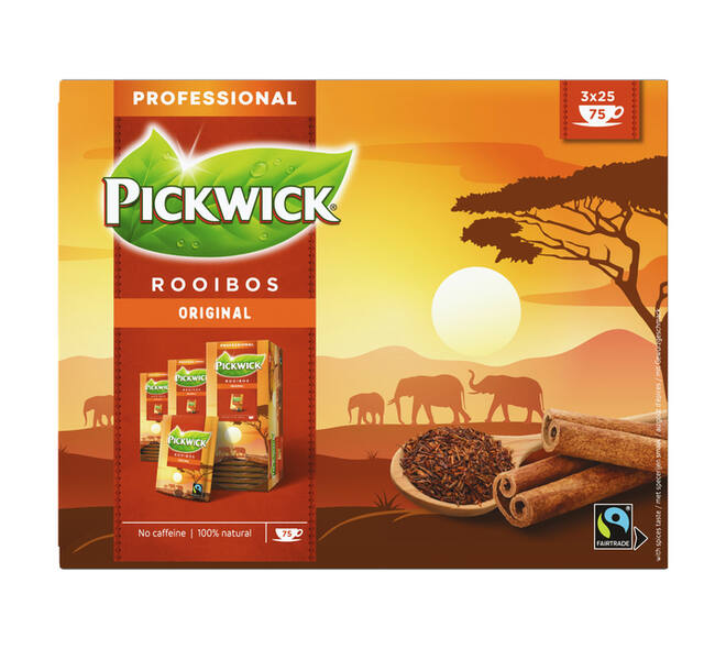 Thee Pickwick Fair Trade rooibos 25x1.5gr