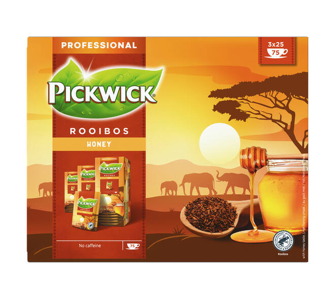 Thee Pickwick rooibos honey 25x1.5gr