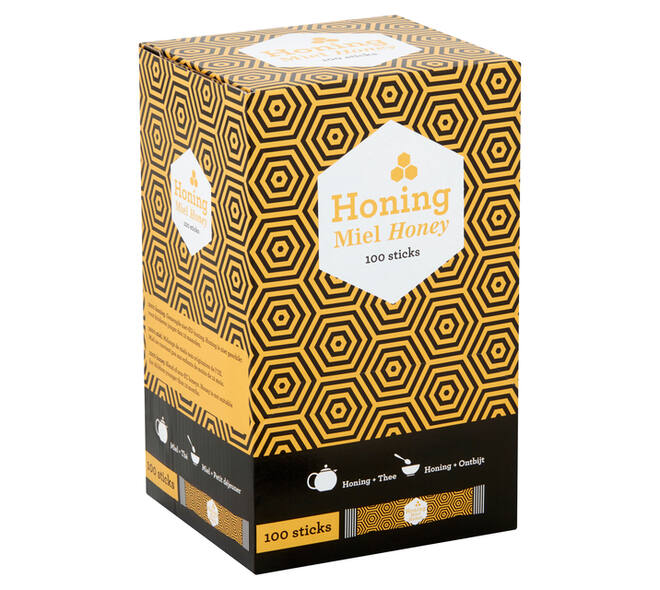 Honingsticks Van Oordt 100 stuks