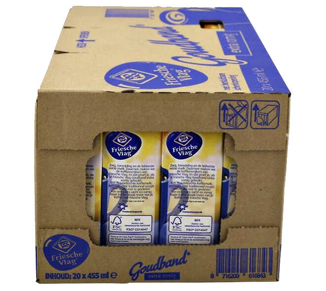 Koffiemelk Friesche Vlag goudband 455ml