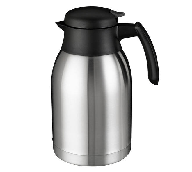 Thermoskan Bravilor dubbelwandig 2 liter RVS zwart