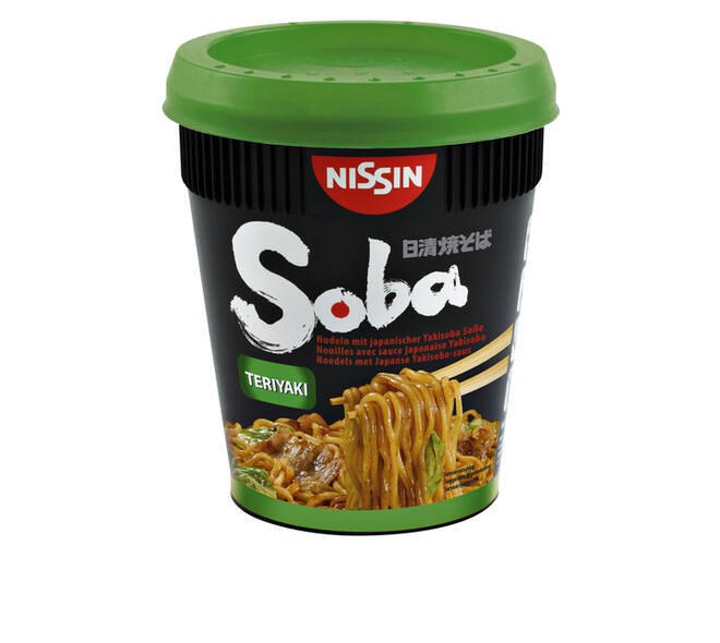 Noodles Nissin Soba teriyaki cup