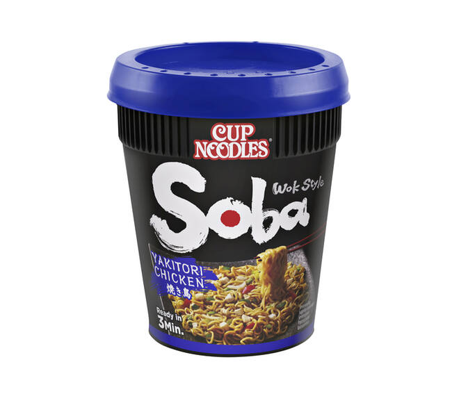 Noodles Nissin Soba yakitori cup