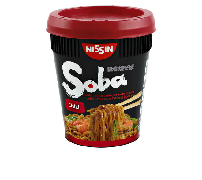 Noodles Nissin Soba chili cup