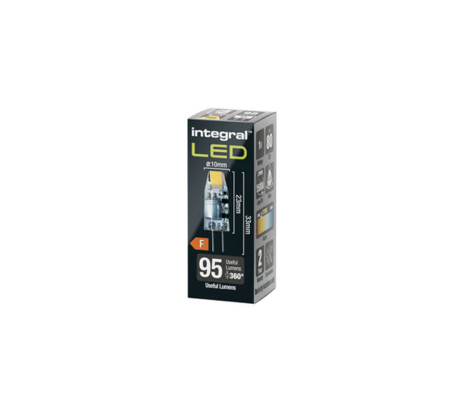 Ledlamp Integral GU4 2700K warm wit 1.1W 95lumen