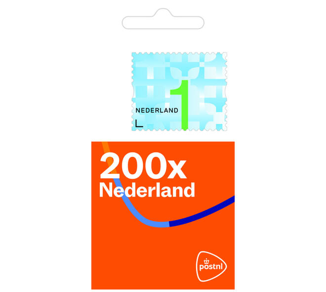 Postzegel Nederland Waarde 1 zelfklevend rol à 200 stuks