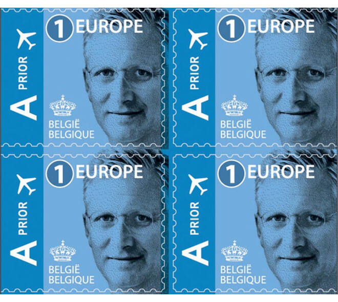 Postzegel Belgie Waarde 1 Europa pak à 50 stuks