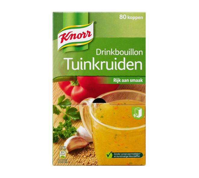 Drinkbouillon Knorr tuinkruiden 80 stuks
