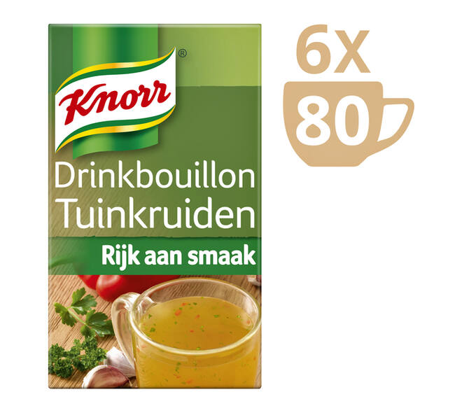 Drinkbouillon Knorr tuinkruiden 80 stuks