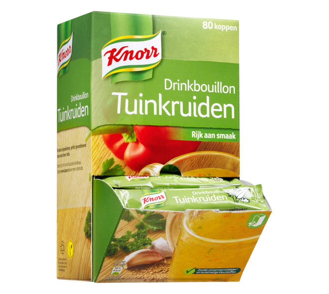 Drinkbouillon Knorr tuinkruiden 80 stuks