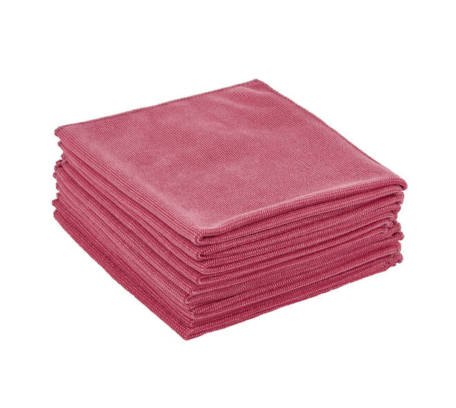 Microvezeldoek Scotch-Brite Essential 360x360mm rood 10 stuks
