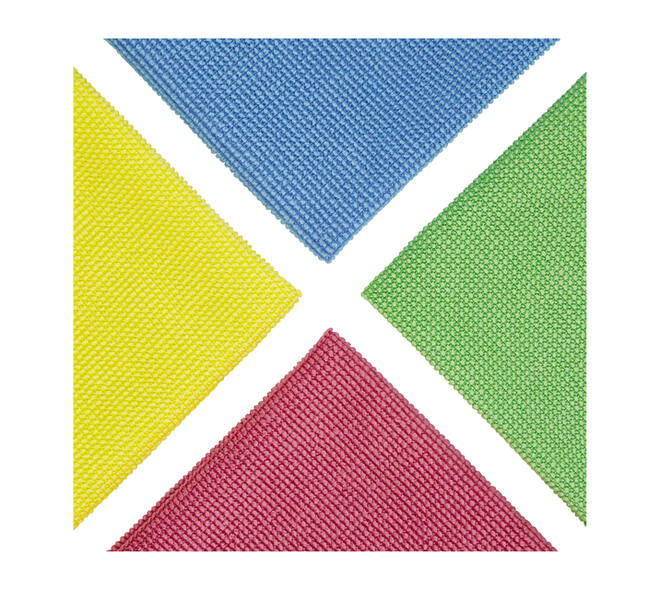 Microvezeldoek Scotch-Brite Essential 360x360mm rood 10 stuks