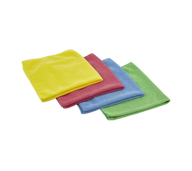 Microvezeldoek Scotch-Brite Essential 360x360mm rood 10 stuks