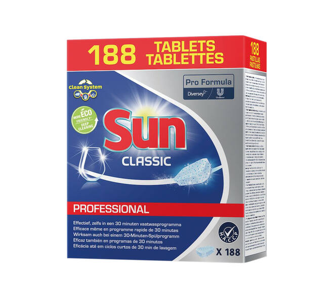 Vaatwastabletten Sun Pro Formula Classic 188 stuks