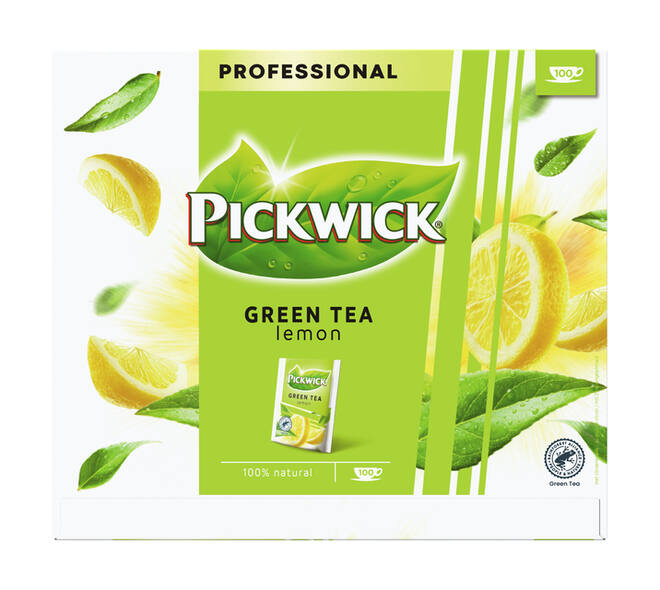 Thee Pickwick green original lemon 100x2gr