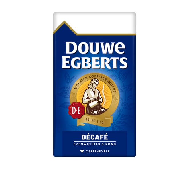 Koffie Douwe Egberts snelfiltermaling decafe 250gr