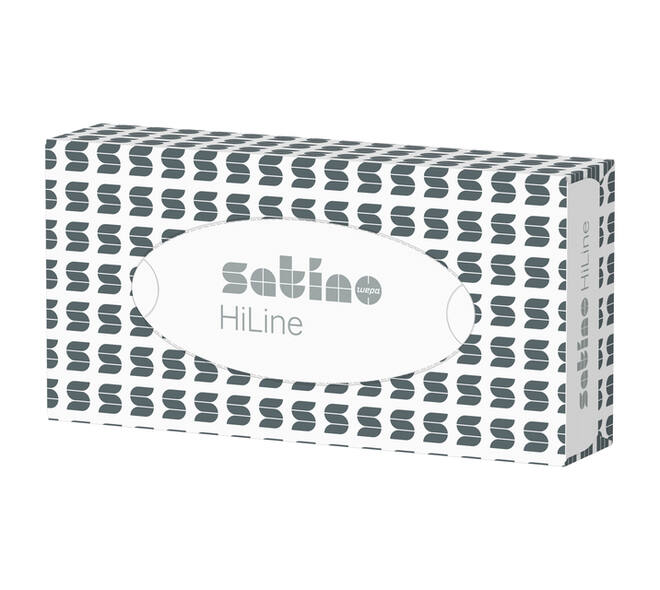 Facial tissues Satino HiLine 2-laags 100 vel wit 206450