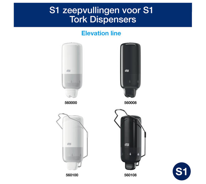 Handzeep Tork S1 Premium vloeibaar 1000ml gevoelige huid 420701