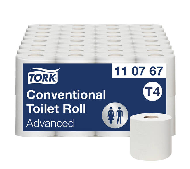 Toiletpapier Tork T4 Advanced 2-laags 250 vel wit 110767
