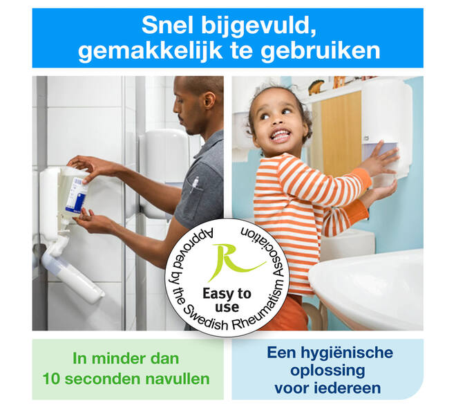 Handzeep Tork S1 Premium vloeibaar ongeparfumeerd 1000ml 420810