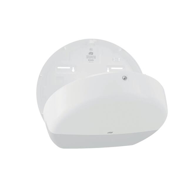 Toiletpapierdispenser Tork T1 Elevation jumbo wit 554000