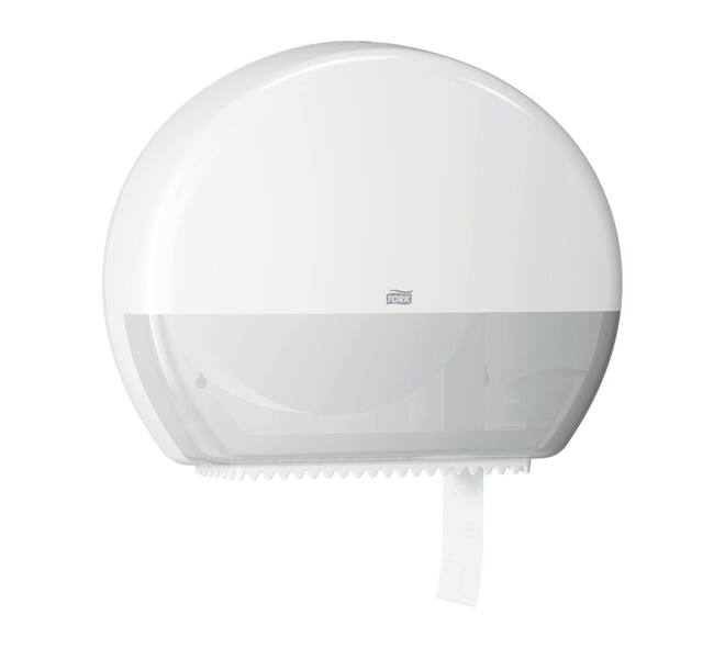 Toiletpapierdispenser Tork T1 Elevation jumbo wit 554000