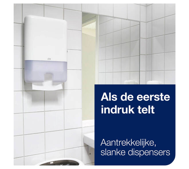 Handdoekdispenser Tork H2 Elevation Xpress wit 552000