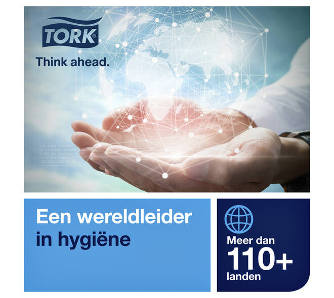 Handdoekdispenser Tork H3 Elevation wit 553000