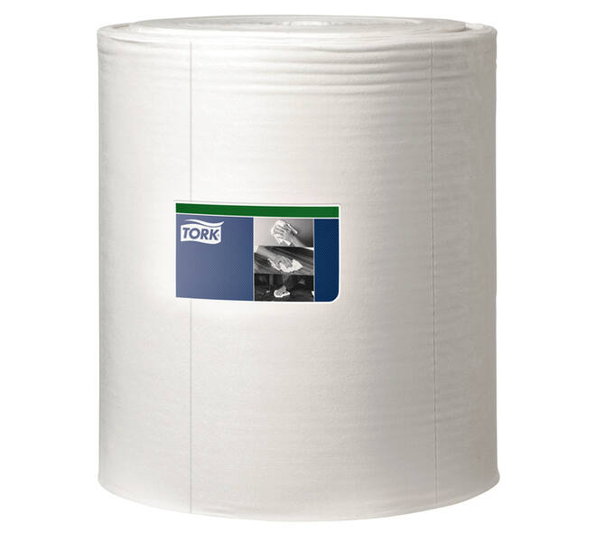 Reinigingsdoek Tork W1 Premium 1-laags 380m wit 510104