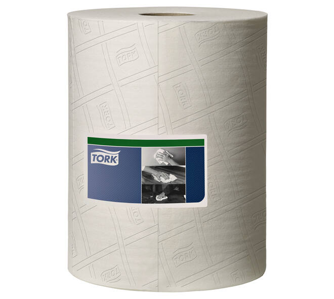 Reinigingsdoek Tork W2 Premium 1-laags 152m wit 510137