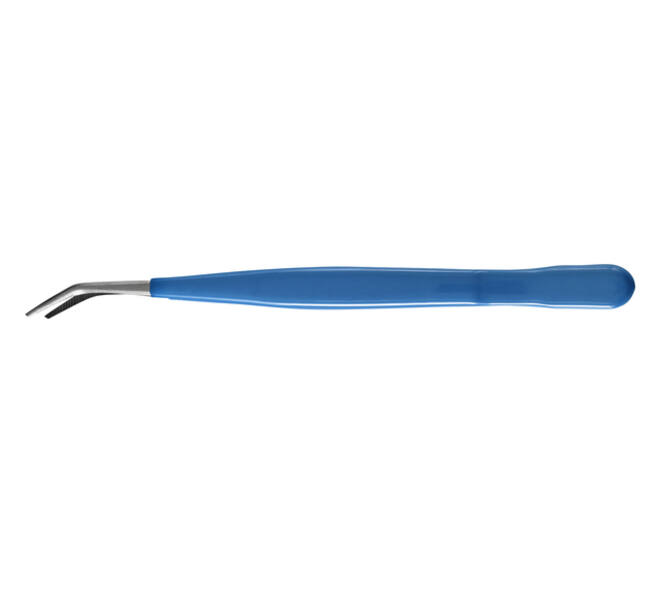Knutselpincet Westcott 15.5cm soft grip blauw