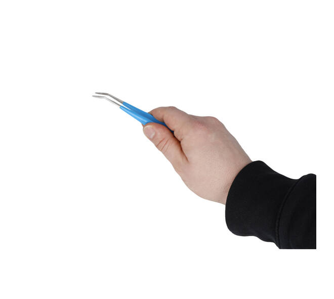 Knutselpincet Westcott 15.5cm soft grip blauw