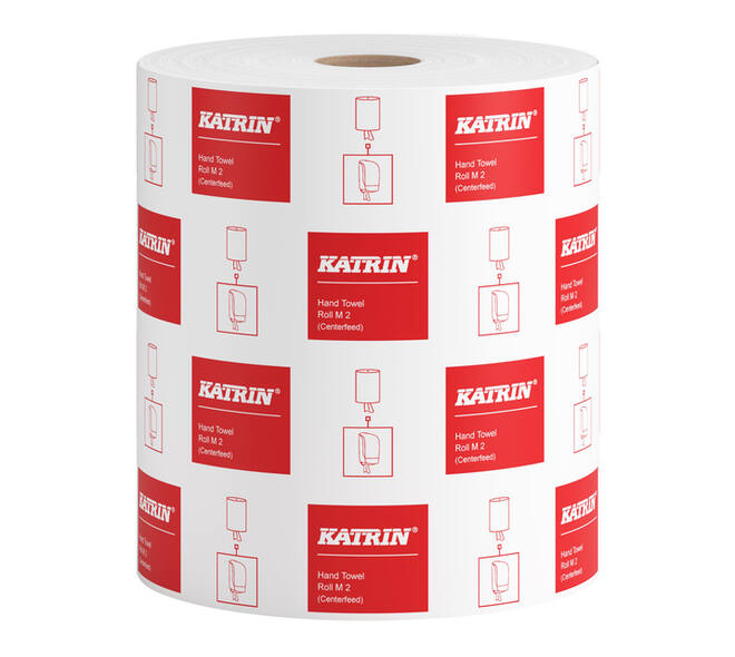 Poetspapier Katrin medium 2-laags 500 vel wit 481911